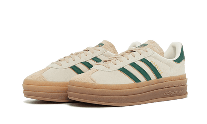 Adidas Gazelle Bold Magic Beige Collegiate Green