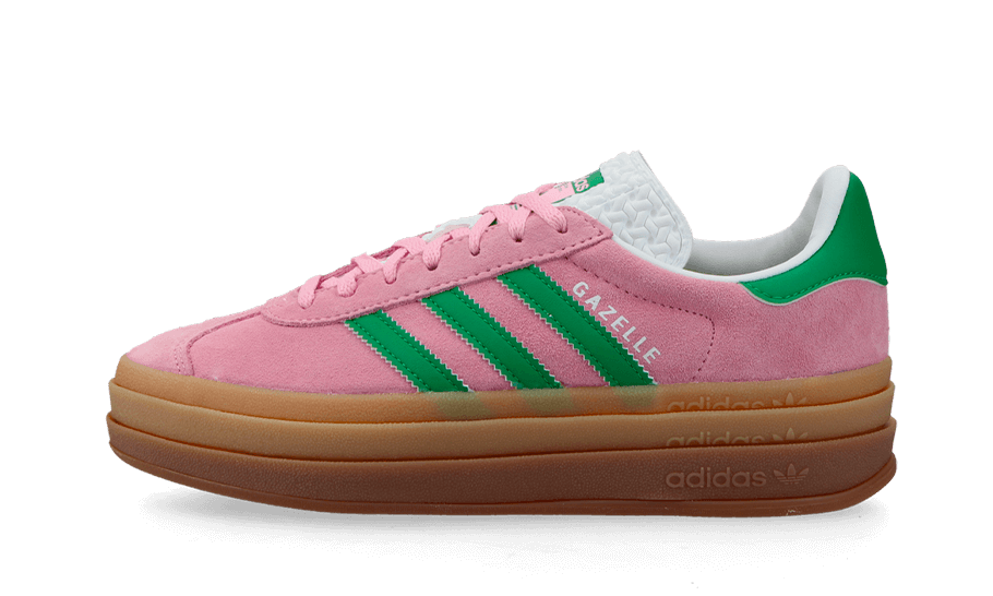 Adidas Gazelle Bold True Pink Green Cloud White