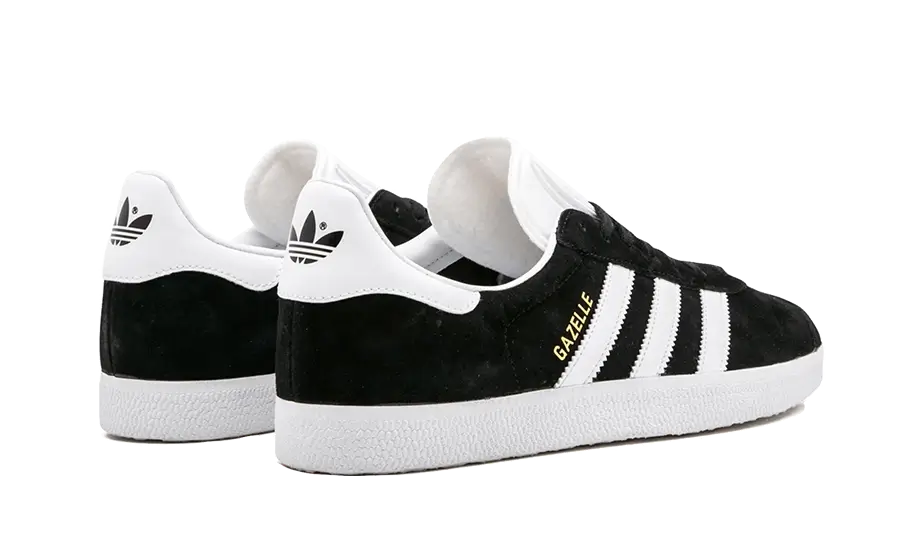 Adidas Gazelle Core Black Cloud White Gold