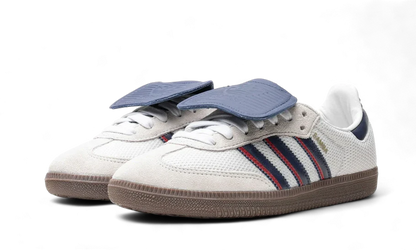 Adidas Samba LT Crystal White Dark Blue Gum