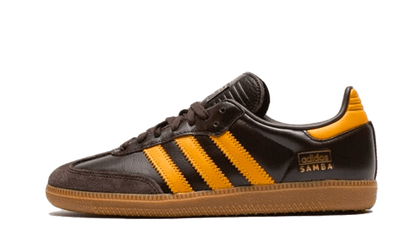 Adidas Samba OG Dark Brown Yellow