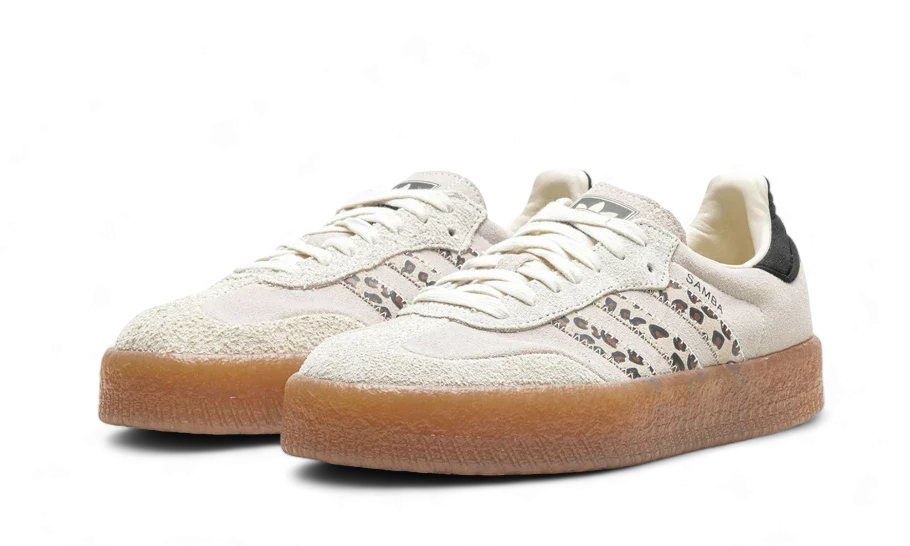 Adidas Sambae Cream Leopard, Trinity Sneakers