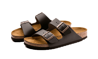 Birkenstock Arizona Natural Leather Dark Brown