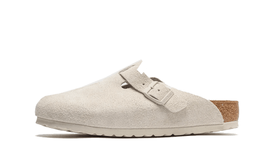 Birkenstock Boston Suede Antique White