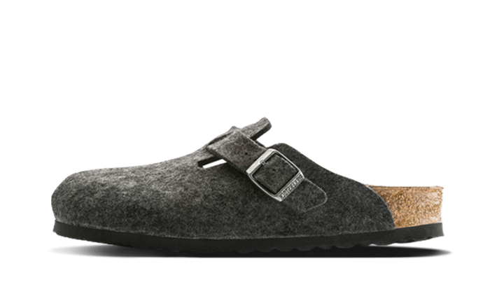 Birkenstock Boston Wool Felt Anthracite