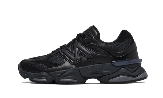 New Balance 9060 Triple Black Leather