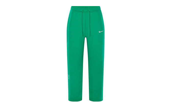 Nike NOCTA Tech Fleece Open Hem Pant Stadium Green, Trinity Sneakers