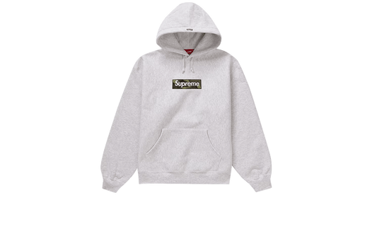 Supreme Box Logo Hooded Sweatshirt (FW23) Ash Grey