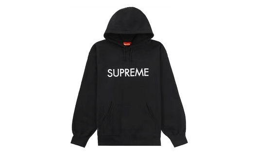 Supreme Capital Hooded Sweatshirt Black