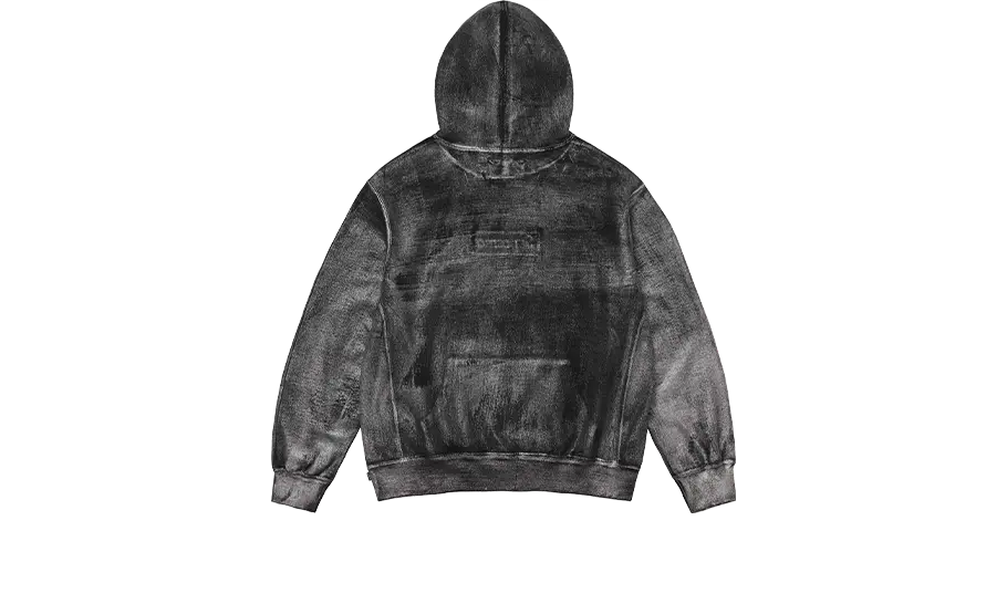 Supreme MM6 Maison Margiela Foil Box Logo Hooded Sweatshirt Black