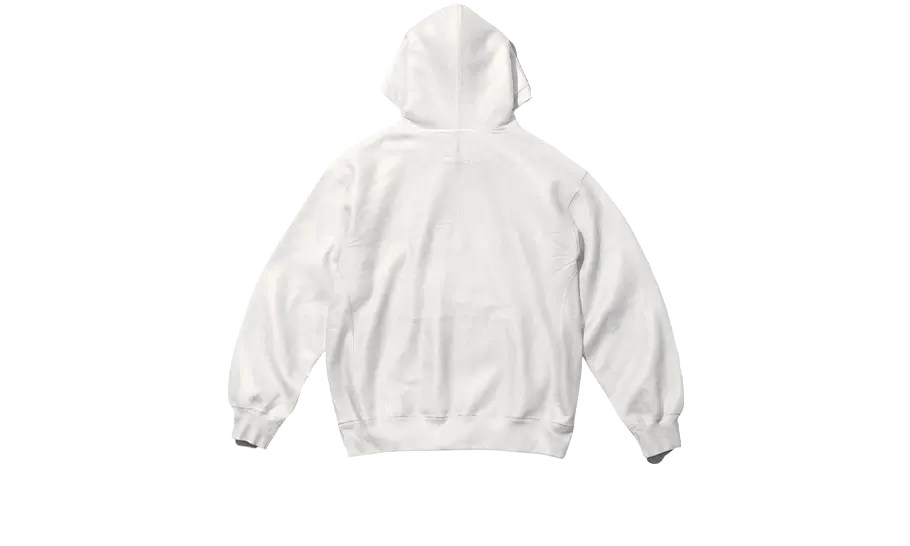 Supreme MM6 Maison Margiela Foil Box Logo Hooded Sweatshirt White