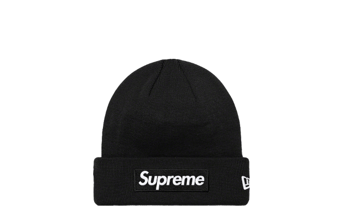 Supreme New Era Box Logo Beanie Black