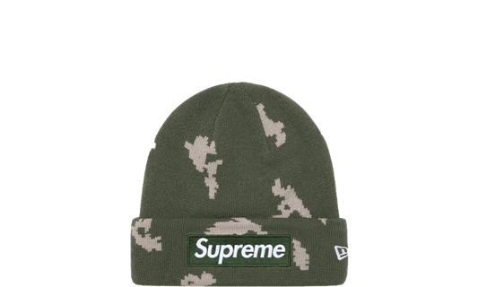 Supreme New Era Box Logo Beanie Camo