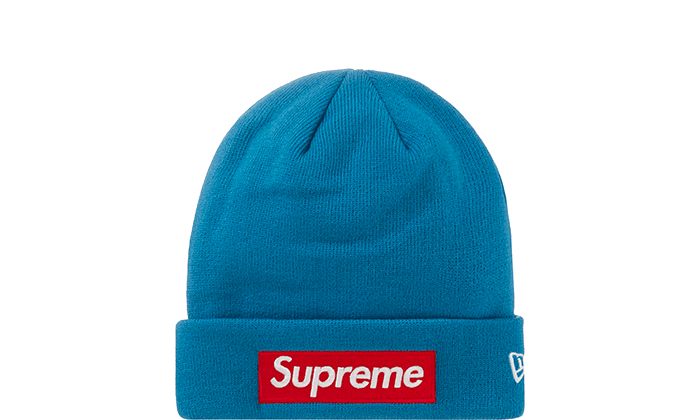 Supreme New Era Box Logo Beanie (FW22) Blue