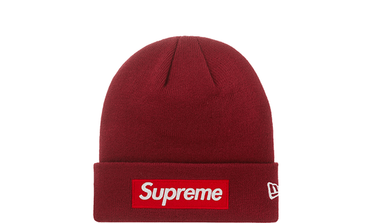 Supreme New Era Box Logo Beanie (FW22) Cardinal