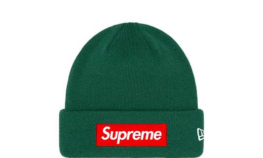 Supreme New Era Box Logo Beanie (FW22) Dark Pine