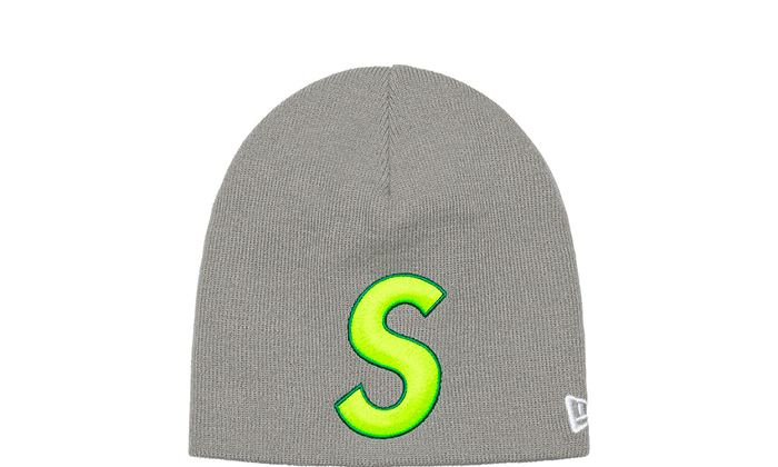 Supreme New Era® S Logo Beanie Grey