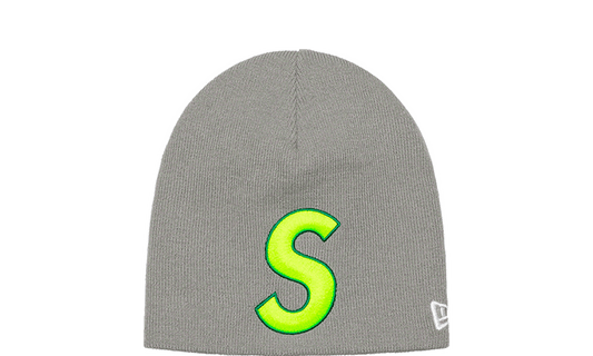 Supreme New Era® S Logo Beanie Grey