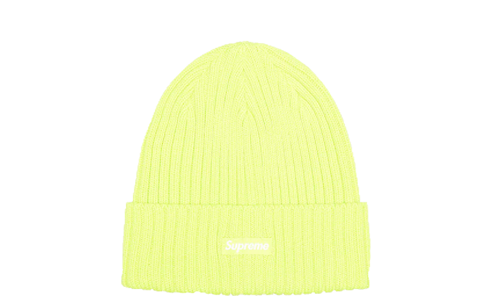 Supreme Overdyed Beanie Light Lime