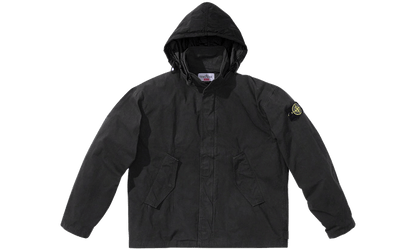 Supreme Stone Island Cotton Cordura Shell Jacket Black