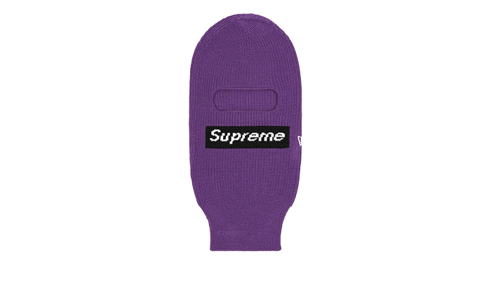 Supreme Supreme New Era Box Logo Balaclava Dark Purple