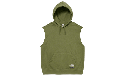 Supreme The North Face Convertible Hooded Sweatshirt Olive