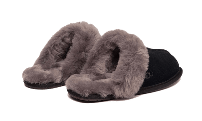 UGG Scuffette II Slipper Black Grey