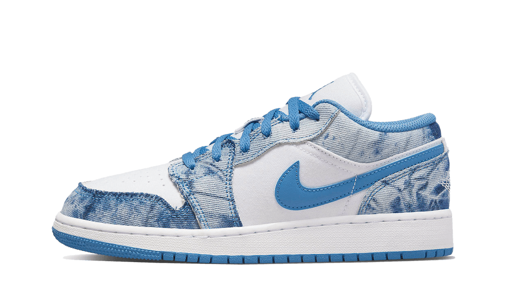 Air Jordan 1 Low Washed Denim (GS) - Trinity Sneakers