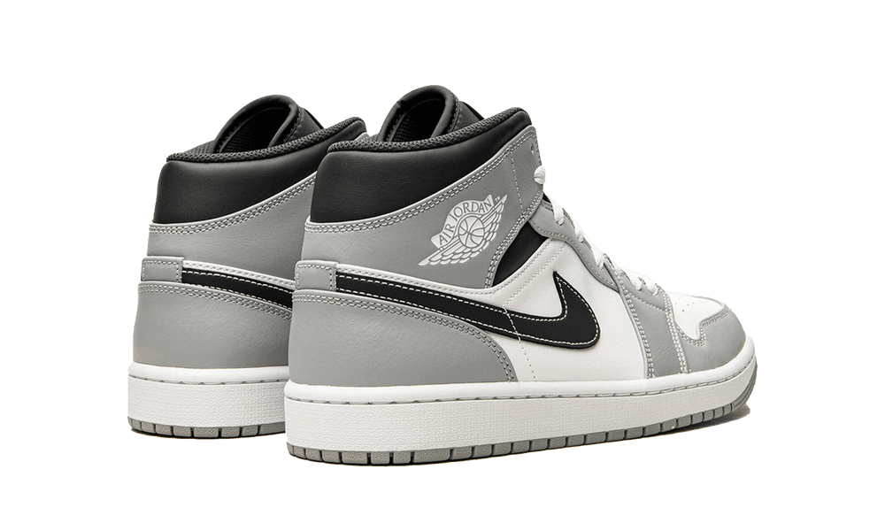 Air Jordan 1 Mid Light Smoke Grey Anthracite - Trinity Sneakers