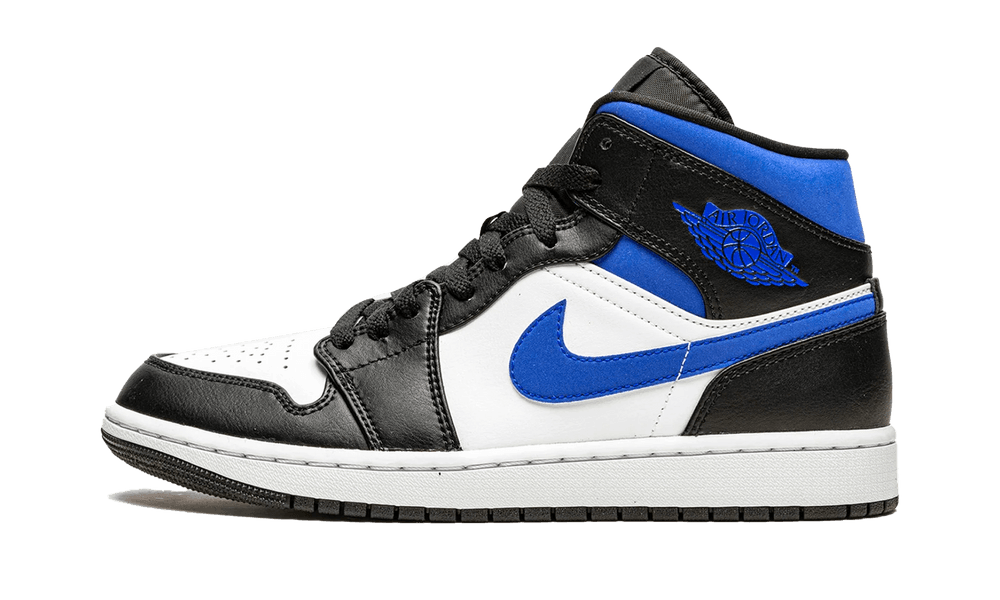 Air Jordan 1 Mid White Racer Blue - Trinity Sneakers