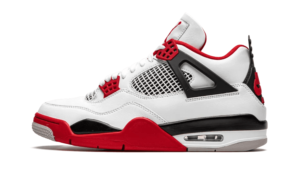 Air Jordan 4 Retro Fire Red - Trinity Sneakers