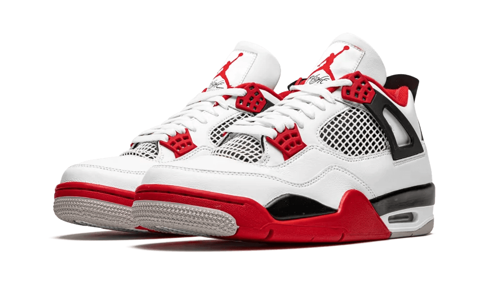 Air Jordan 4 Retro Fire Red - Trinity Sneakers