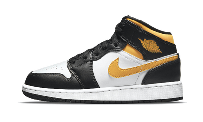 Air Jordan 1 Mid White Pollen Black - Trinity Sneakers