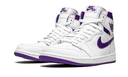 Air Jordan 1 Retro High Court Purple White - Trinity Sneakers