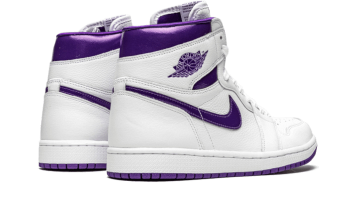 Air Jordan 1 Retro High Court Purple White - Trinity Sneakers