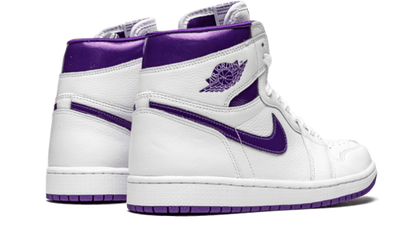 Air Jordan 1 Retro High Court Purple White - Trinity Sneakers