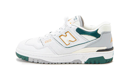 New Balance 550 White Nightwatch Green - Trinity Sneakers