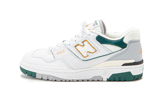 New Balance 550 White Nightwatch Green - Trinity Sneakers