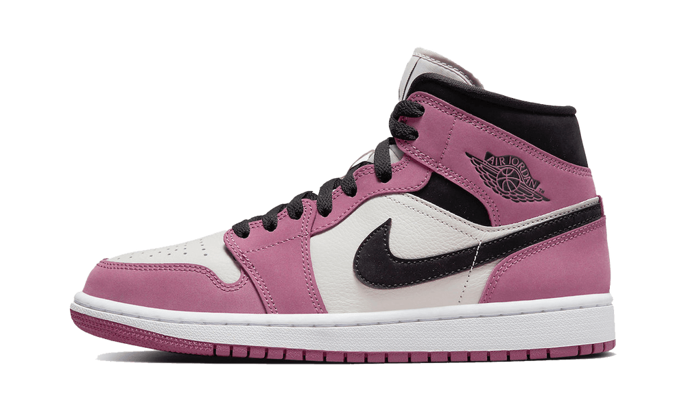 Air Jordan 1 Mid Berry Pink - Trinity Sneakers