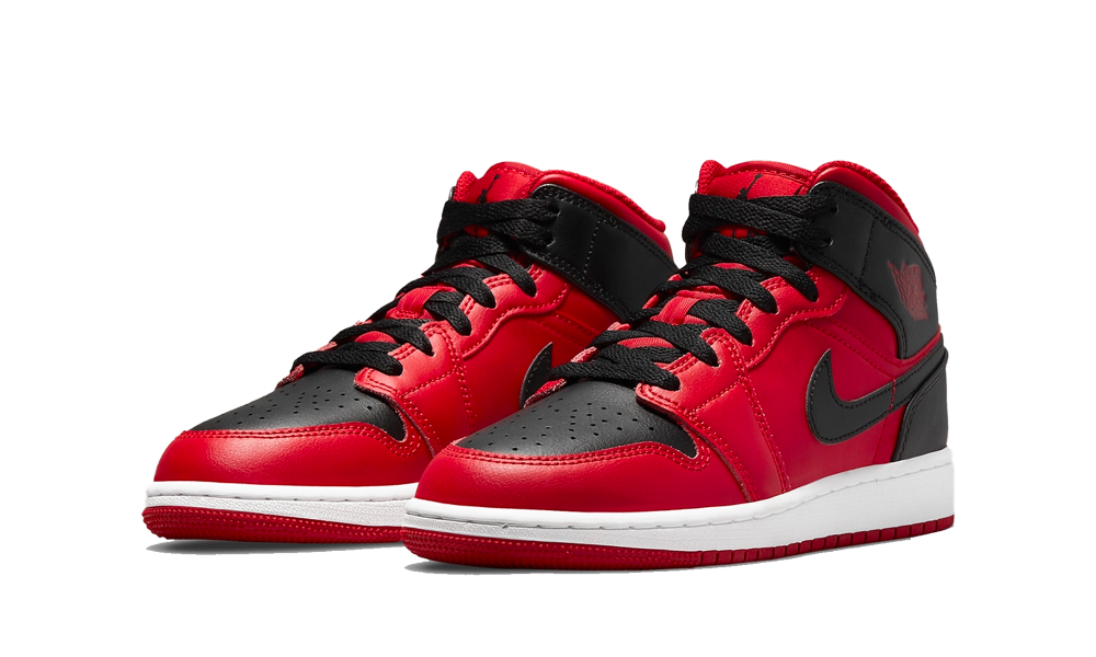 Air Jordan 1 Mid Reverse Bred 2021 - Trinity Sneakers