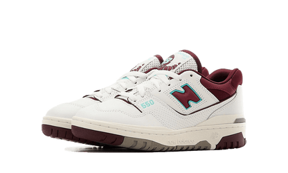 New Balance 550 Burgundy Cyan - Trinity Sneakers