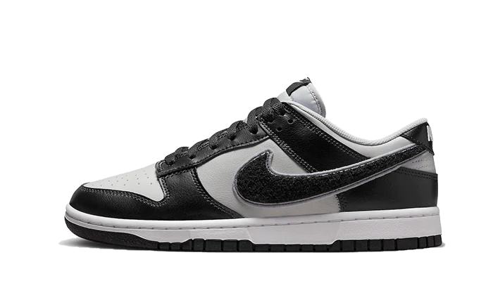 Dunk Low Chenille Swoosh Grey Black - Trinity Sneakers