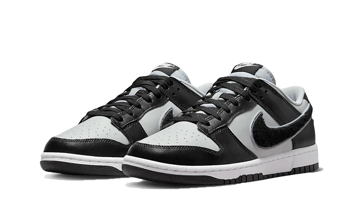 Dunk Low Chenille Swoosh Grey Black - Trinity Sneakers